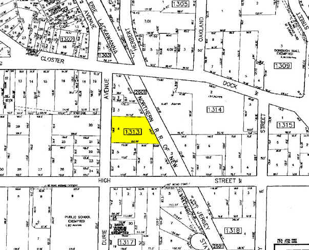 534 Durie Ave, Closter, NJ à louer Plan cadastral- Image 1 de 2