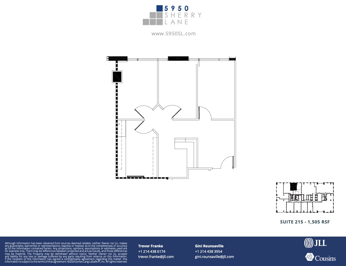 5950 Sherry Ln, Dallas, TX for lease Floor Plan- Image 1 of 1