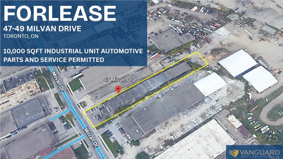 47-49 Milvan Dr, Toronto, ON for lease - Building Photo - Image 2 of 2