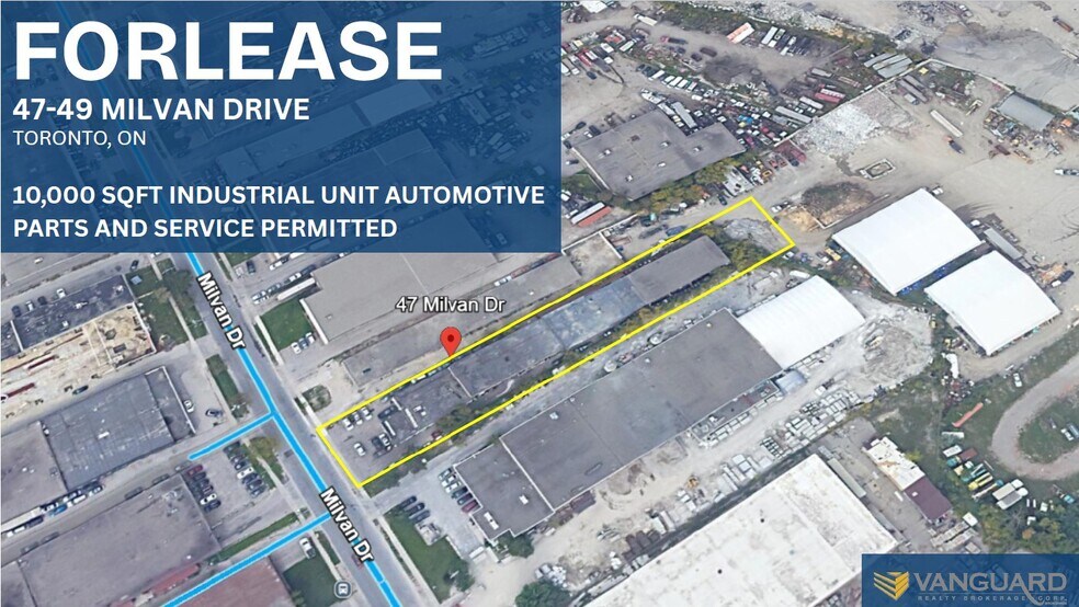 47-49 Milvan Dr, Toronto, ON à louer - Photo du bâtiment - Image 2 de 2