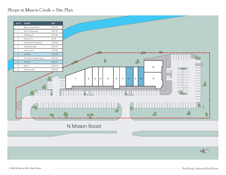 1230 N Mason Rd, Katy, TX à louer - Plan de site - Image 3 de 3