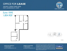 100 W Cypress Creek Rd, Fort Lauderdale, FL for lease Floor Plan- Image 1 of 1