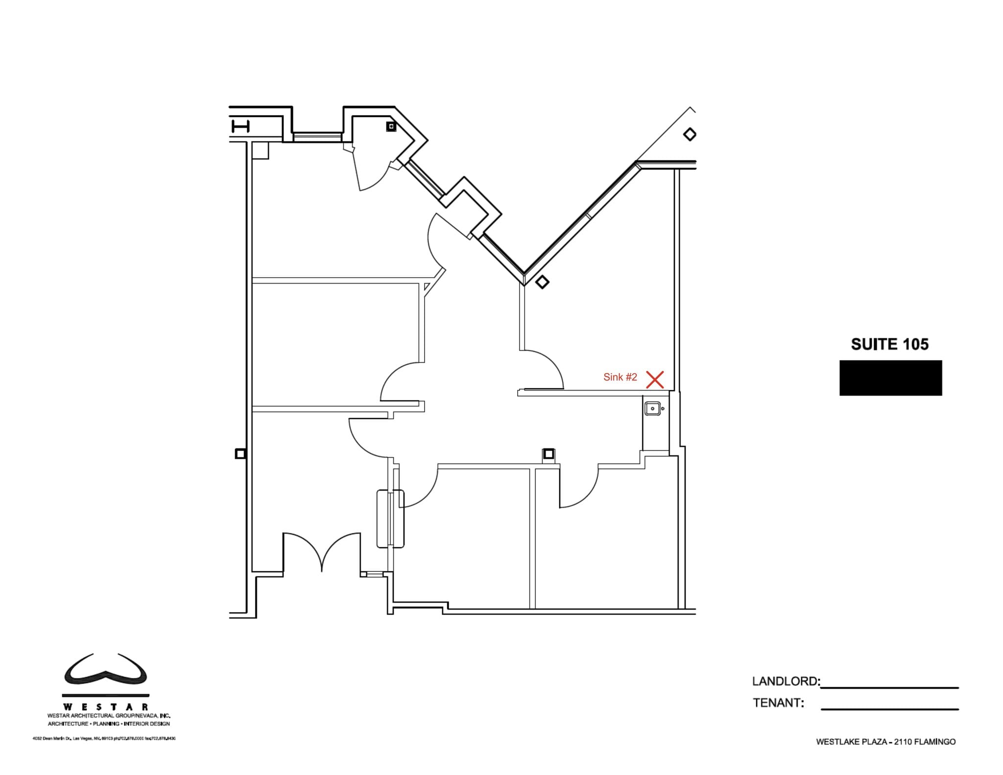 2110 E Flamingo Rd, Las Vegas, NV for lease Site Plan- Image 1 of 1