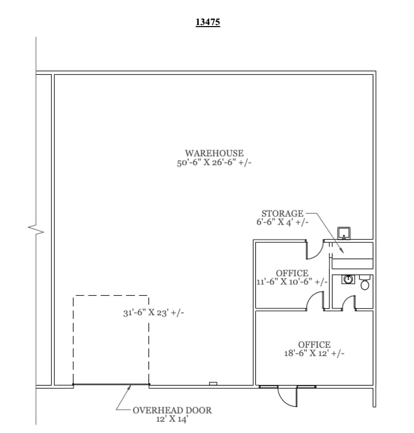 13401-13417 Fondren Rd, Houston, TX for lease Floor Plan- Image 1 of 1