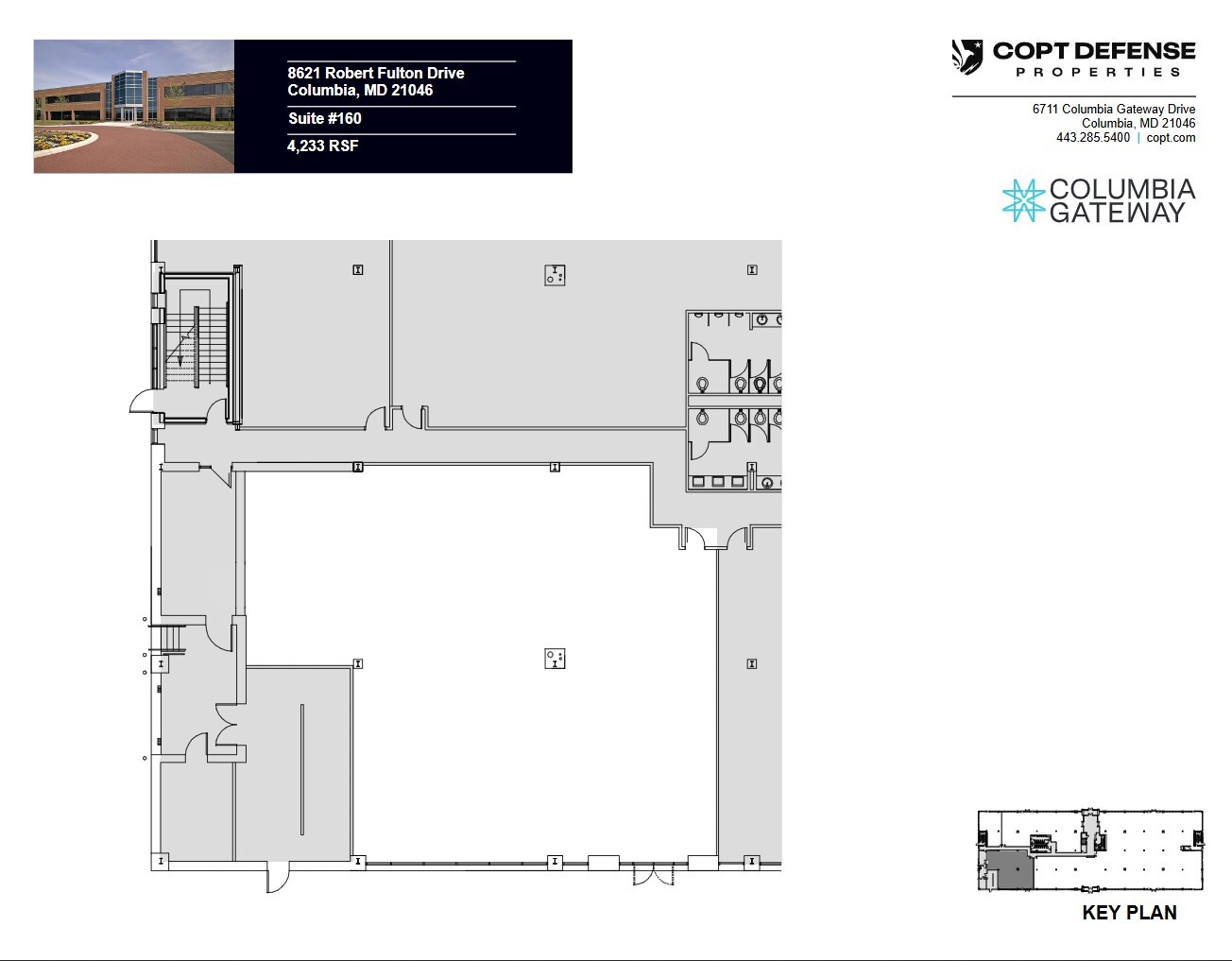 8621 Robert Fulton Dr, Columbia, MD for lease Floor Plan- Image 1 of 1