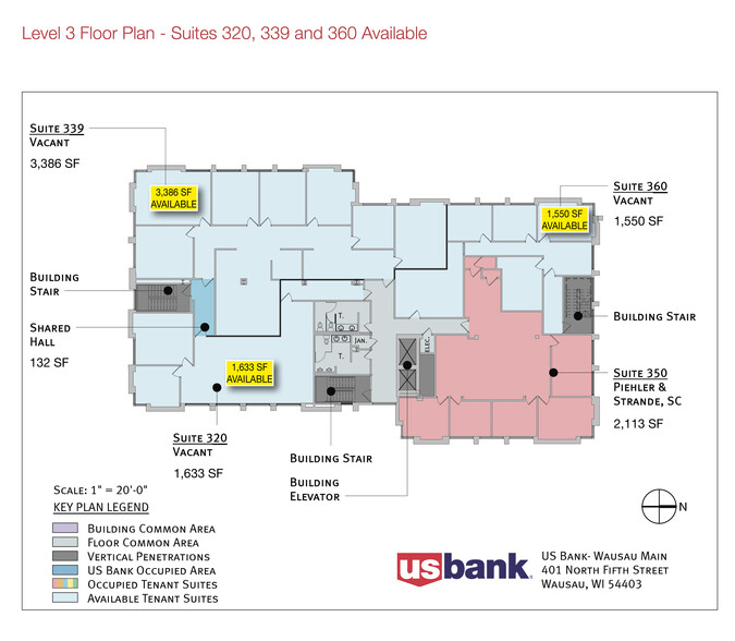 401 Fifth St, Wausau, WI for lease - Building Photo - Image 2 of 4