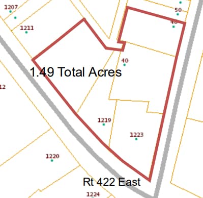 422 HWY E, Douglassville, PA à vendre Plan cadastral- Image 1 de 2