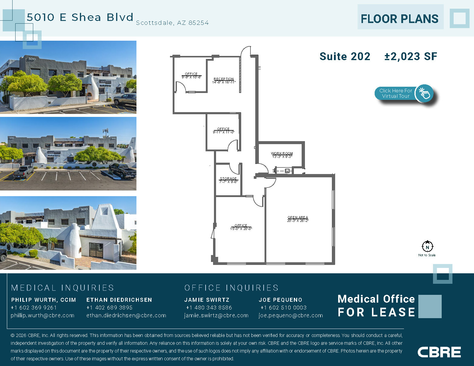 5010 E Shea Blvd, Scottsdale, AZ à louer Plan d’étage- Image 1 de 1