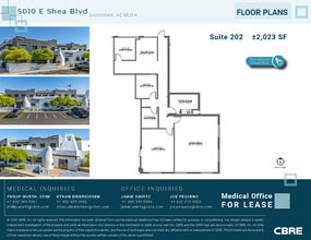 5010 E Shea Blvd, Scottsdale, AZ à louer Plan d’étage- Image 1 de 1