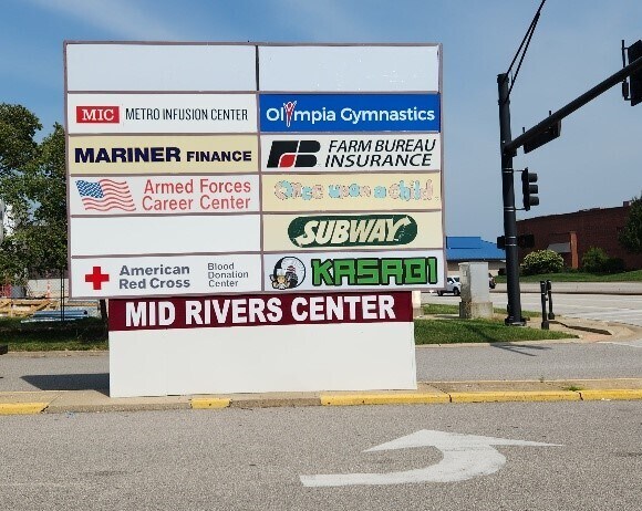 200-288 Mid Rivers Ctr, Saint Peters, MO à louer - Photo du bâtiment - Image 2 de 6