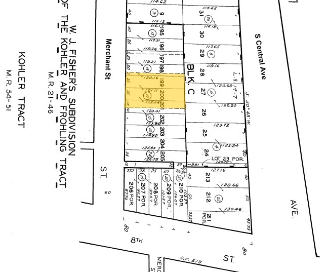 774 Merchant St, Los Angeles, CA à vendre - Plan cadastral - Image 3 de 3