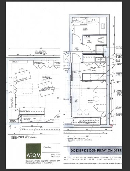 46 Rue De Longchamp, Paris for lease - Floor Plan - Image 3 of 3