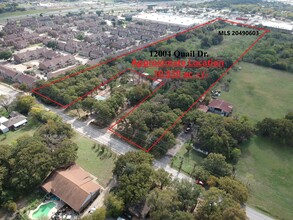 12004 Quail Dr, Mesquite, TX - aerial  map view