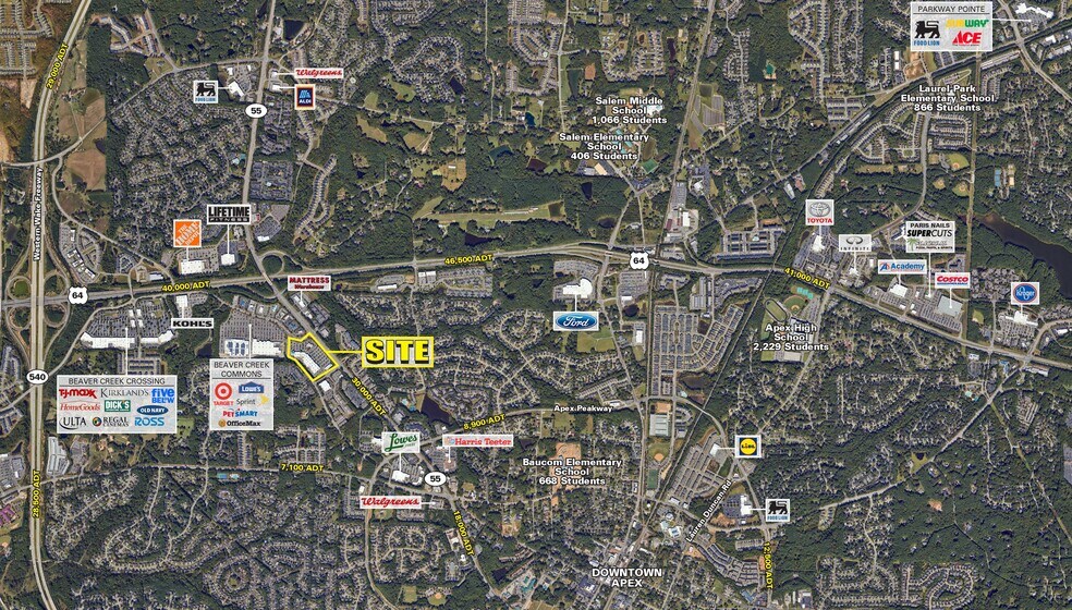 1335 W Williams St S, Apex, NC à louer - Aérien - Image 2 de 6