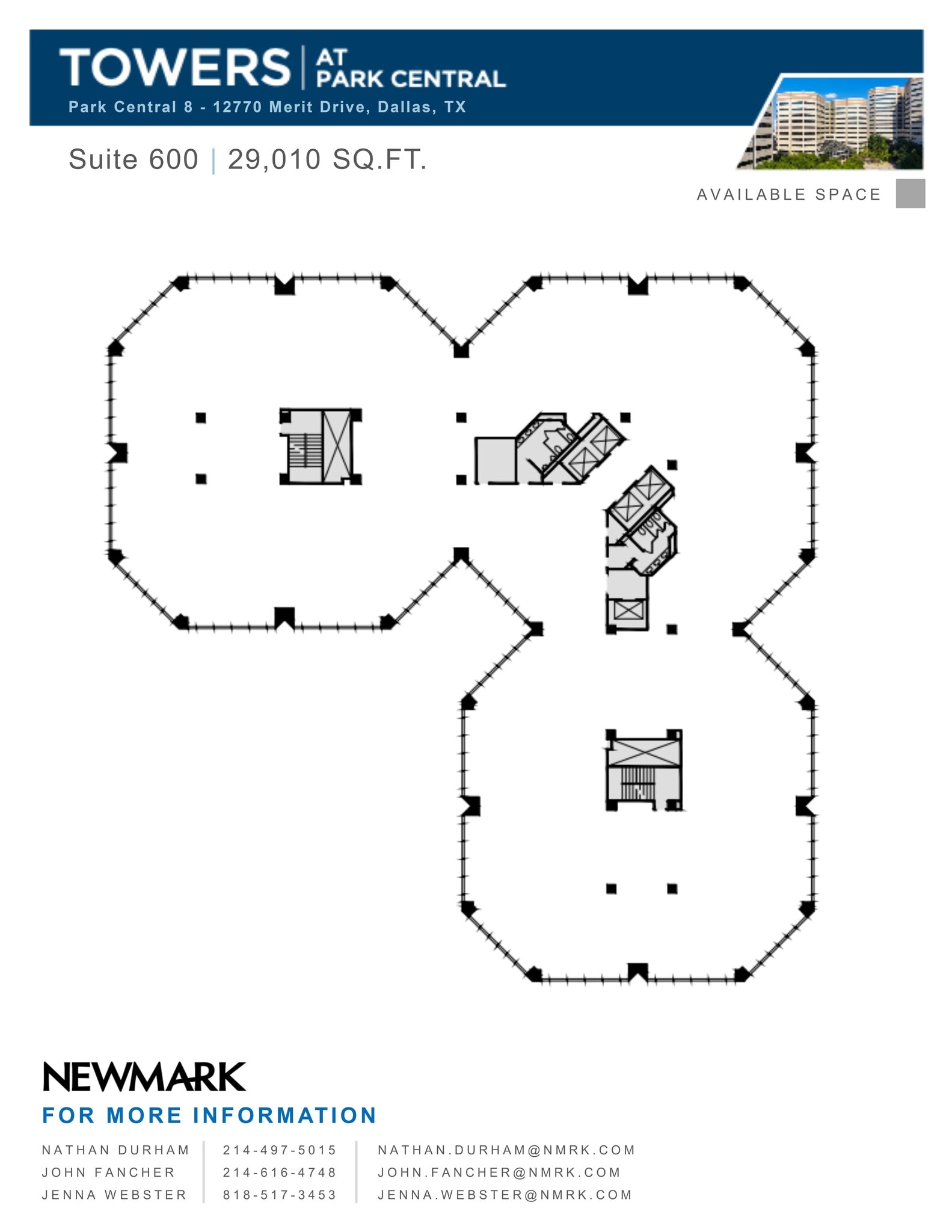 12750 Merit Dr, Dallas, TX à louer Plan de site- Image 1 de 2