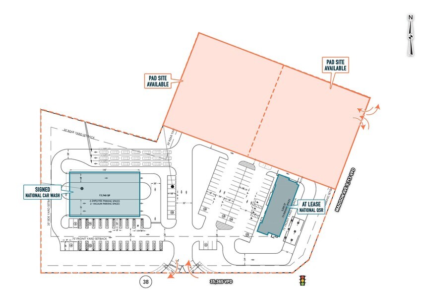 1573 NJ-38, Lumberton Township, NJ à louer - Plan de site - Image 2 de 2