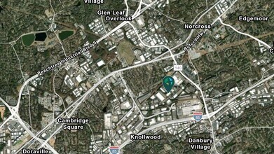 305 Best Friend Ct, Norcross, GA - AERIAL  map view