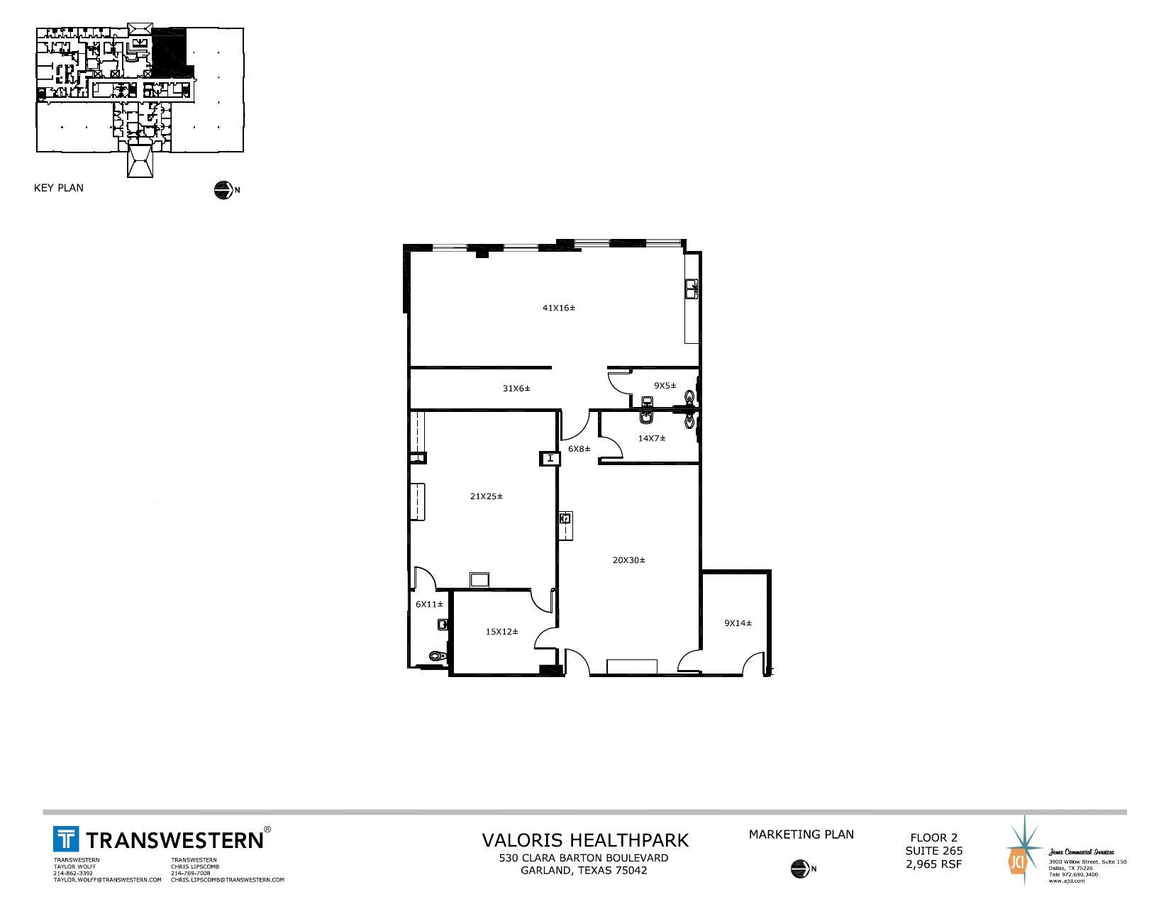 530 Clara Barton Blvd, Garland, TX à louer Plan d  tage- Image 1 de 1