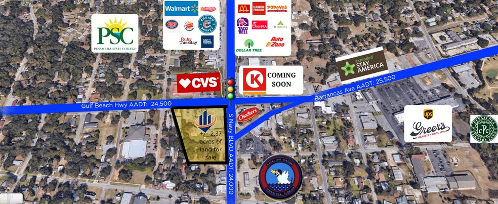 1 S Navy Blvd, Pensacola, FL for sale - Primary Photo - Image 1 of 2