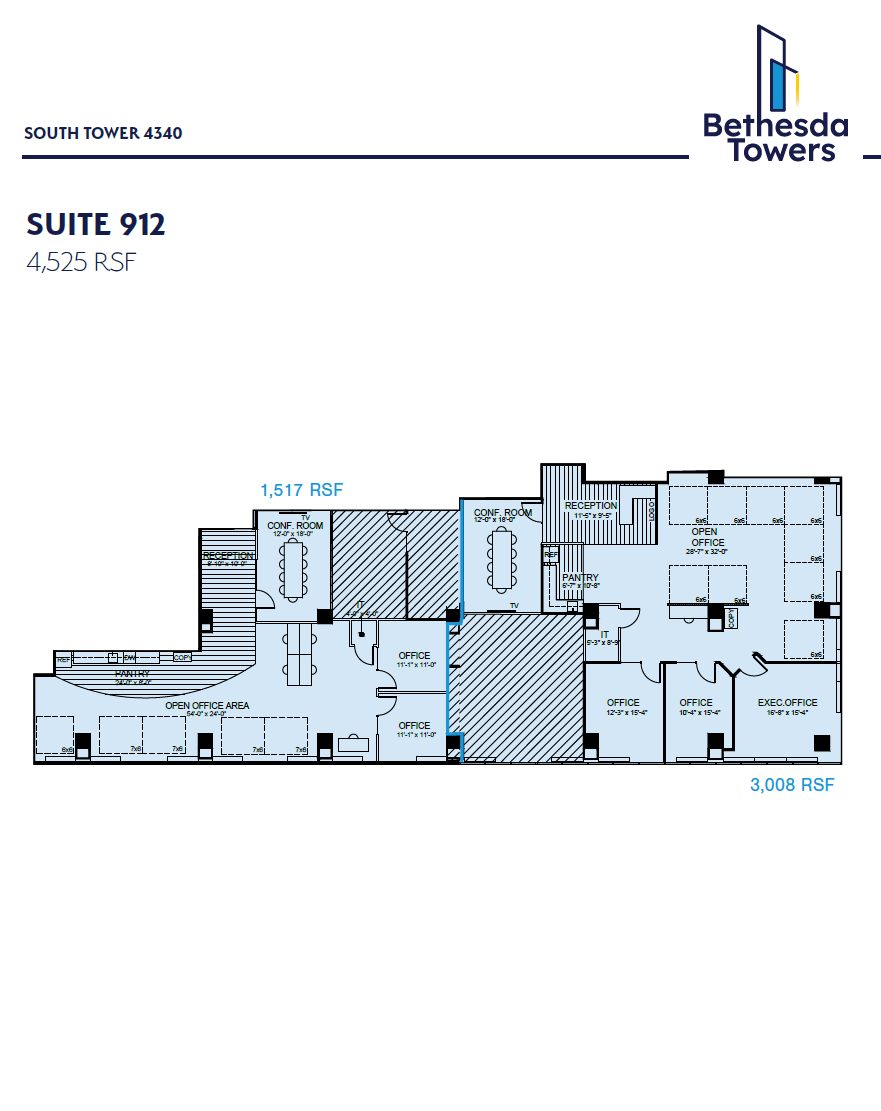 4340 East-West Hwy, Bethesda, MD for lease Floor Plan- Image 1 of 1