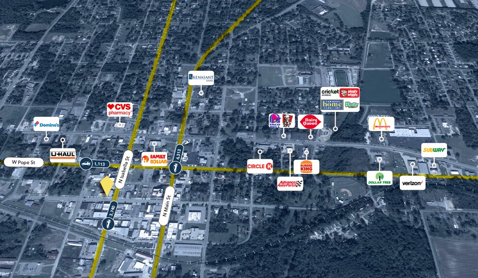 201 N Isabella St, Sylvester, GA à vendre - Photo du bâtiment - Image 2 de 2