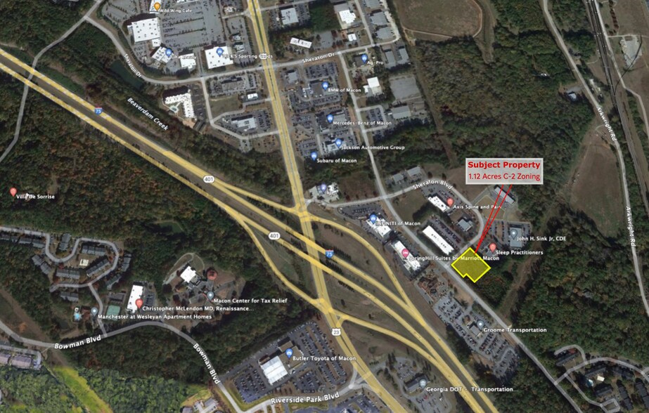 285 Sheraton, Macon-Bibb, GA for sale - Aerial - Image 2 of 2