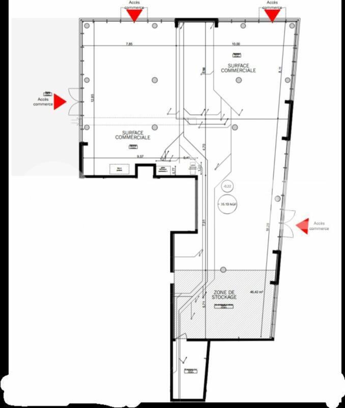 Commerce de détail dans Merignac à louer Plan d’étage- Image 1 de 3