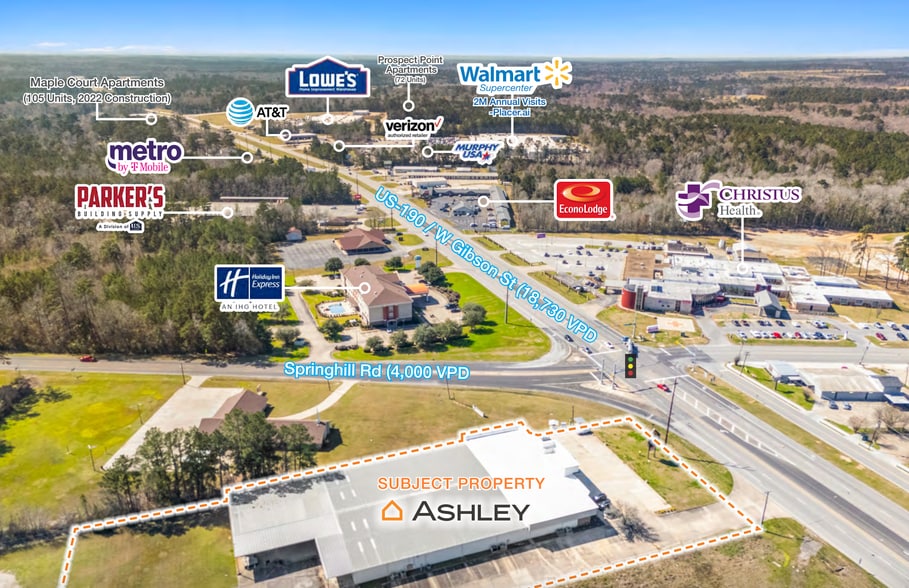 425 W Gibson St, Jasper, TX for sale - Aerial - Image 2 of 6