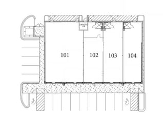 9390-9398 W Ballard Rd, Des Plaines, IL à louer Plan de site- Image 2 de 2