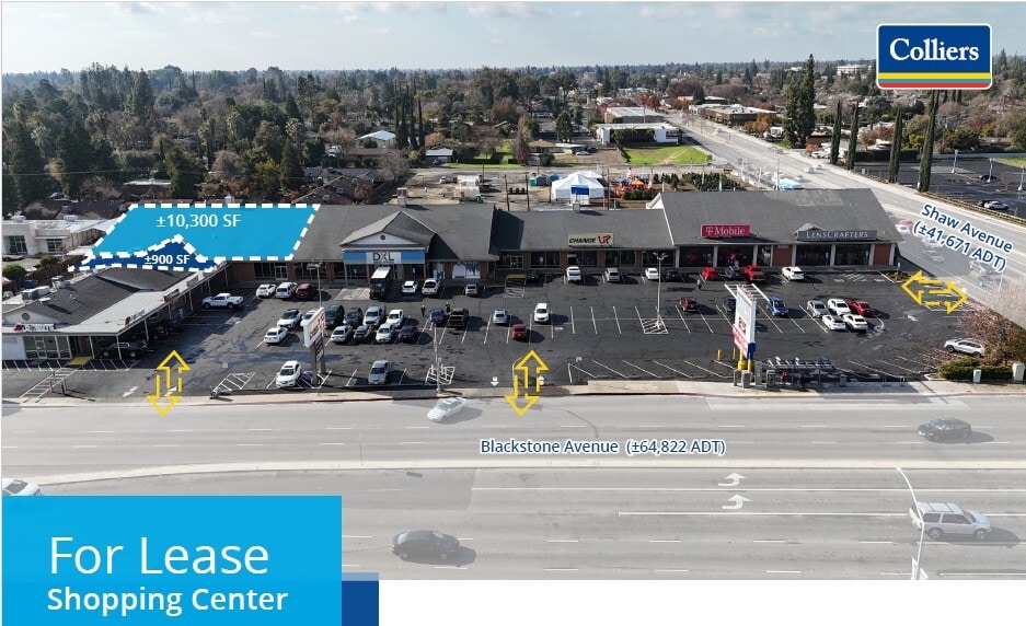 4915-4985 N Blackstone Ave, Fresno, CA for lease - Building Photo - Image 1 of 2