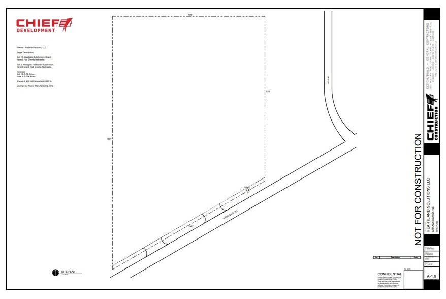 Westgate Rd, Grand Island, NE for sale - Site Plan - Image 2 of 2