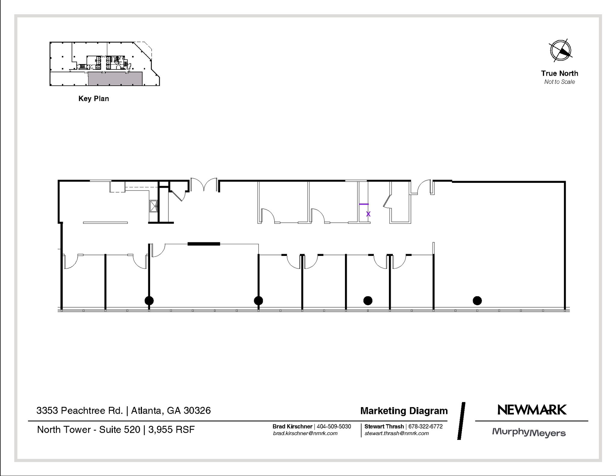 3353 Peachtree Rd NE, Atlanta, GA à louer Plan d’étage- Image 1 de 1