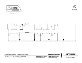 3353 Peachtree Rd NE, Atlanta, GA à louer Plan d’étage- Image 1 de 1