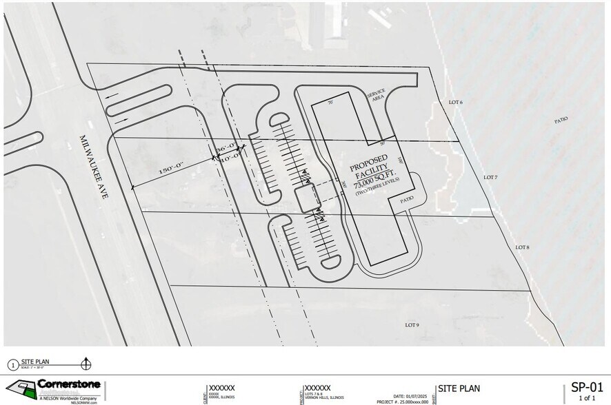 24857 Milwaukee Ave, Vernon Hills, IL à vendre - Plan de site - Image 3 de 4