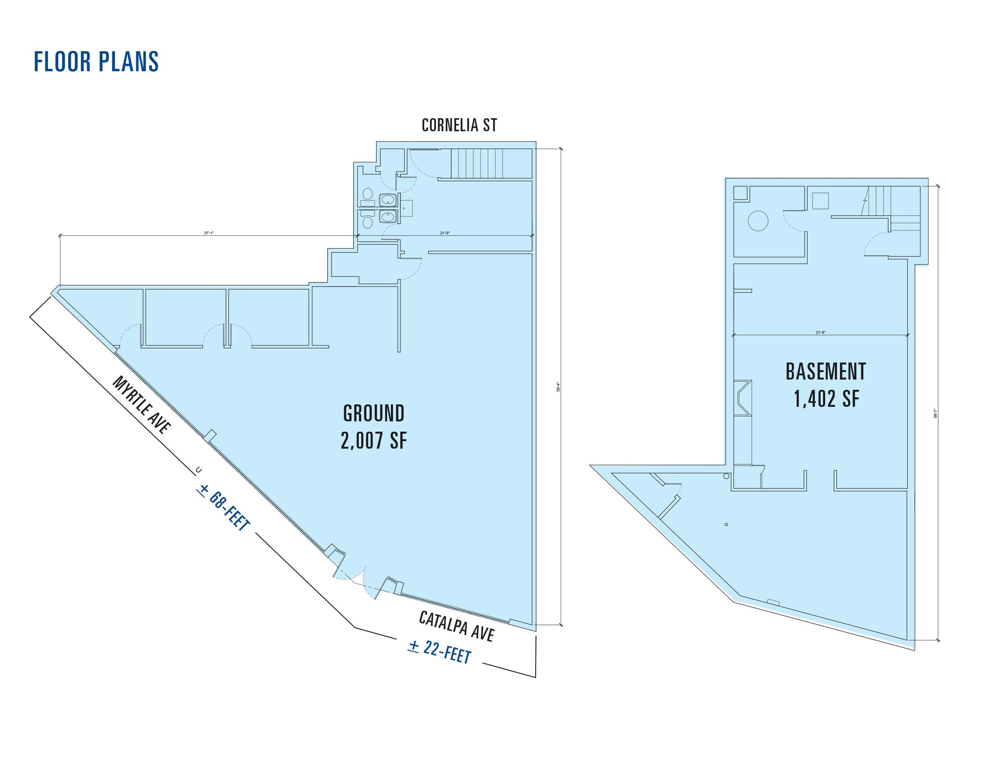 56-23-56-29 Myrtle Ave, Ridgewood, NY for lease Floor Plan- Image 1 of 3