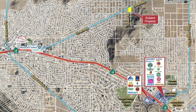 Plus de détails pour Corwin Rd, Apple Valley, CA - Terrain à vendre
