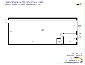 2696 NW 31st Ave, Lauderdale Lakes, FL à louer Plan d  tage- Image 2 de 3