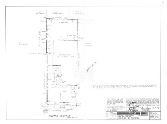 2043 Empire Central Dr, Dallas, TX for sale - Plat Map - Image 3 of 14