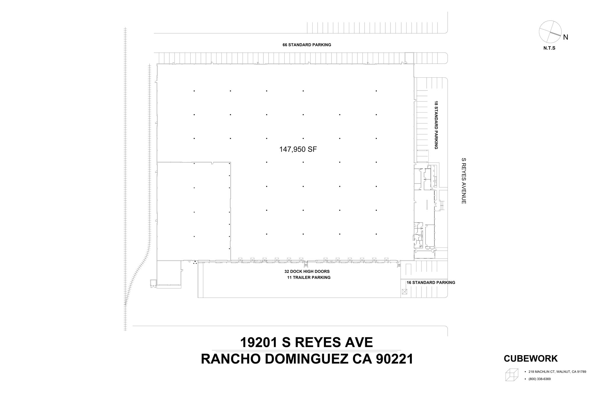 19201 S Reyes Ave, East Rancho Dominguez, CA for lease Site Plan- Image 1 of 14
