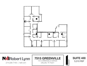 7515 Greenville Ave, Dallas, TX à louer Plan d’étage- Image 1 de 1