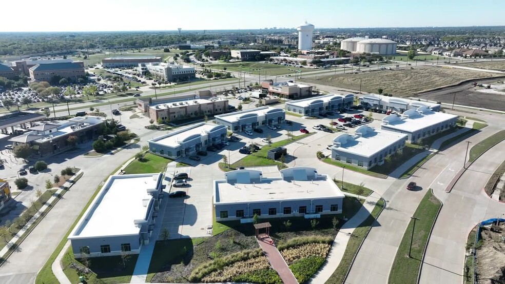 945 Stockton Dr, Allen, TX for lease - Aerial Video - Image 2 of 15
