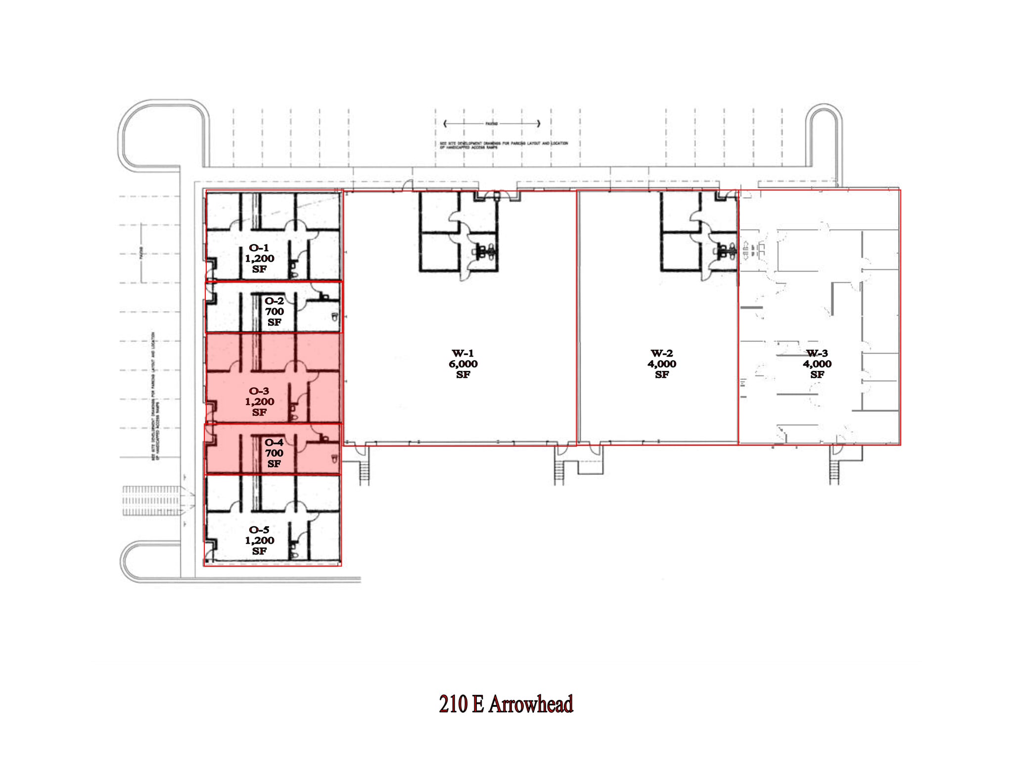210 E Arrowhead Dr, Charlotte, NC for lease Site Plan- Image 1 of 1