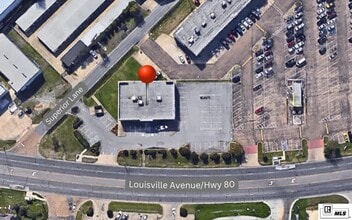 2880 Louisville Ave, Monroe, LA - AÉRIEN Vue de la carte - Image1