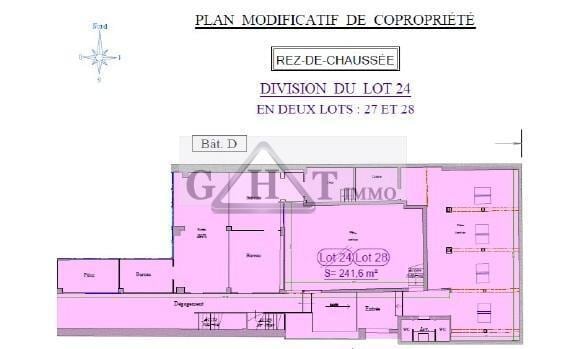 Bureau dans Montreuil à vendre Plan d’étage- Image 1 de 3
