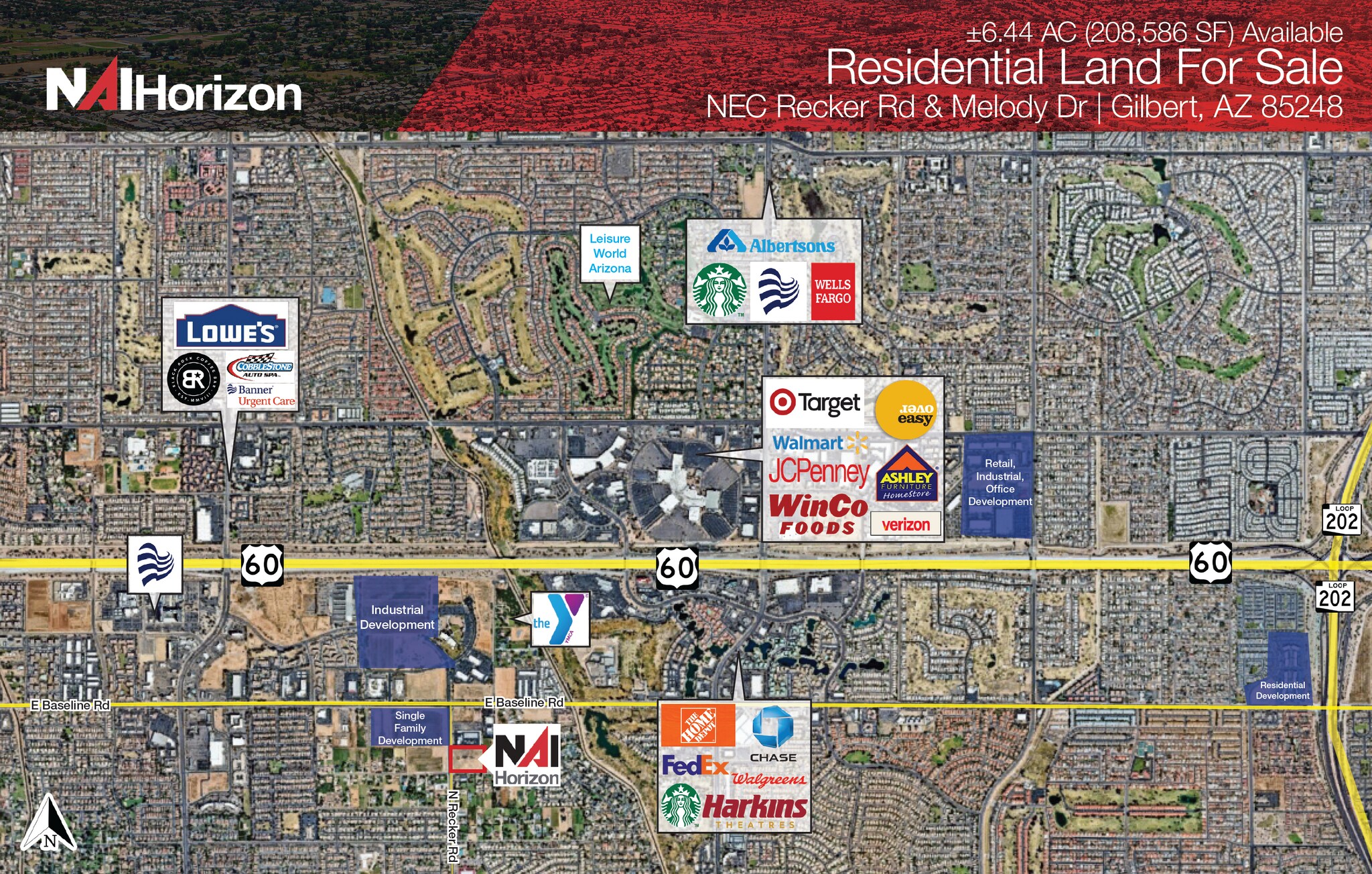 N Recker Rd, Gilbert, AZ à vendre Photo principale- Image 1 de 2