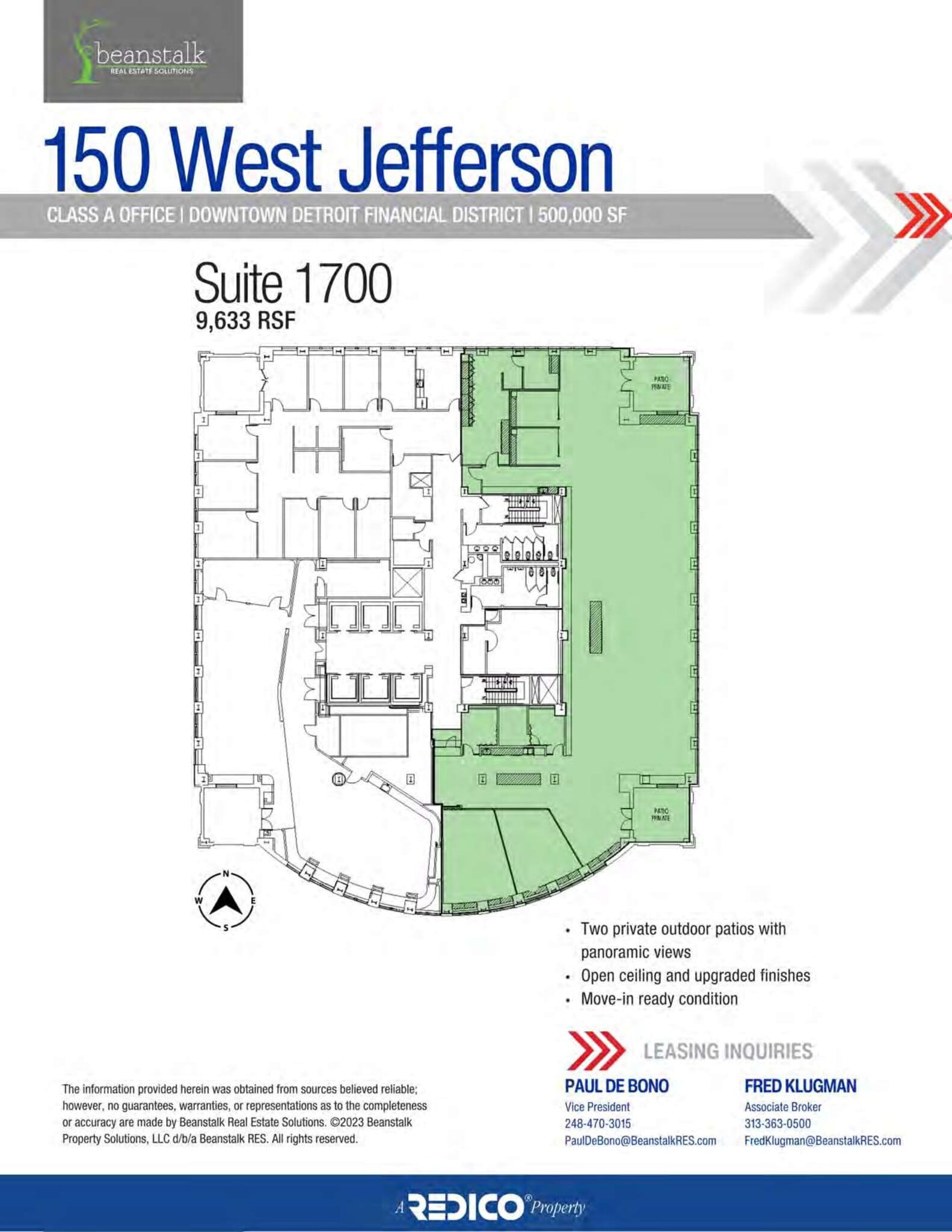 150 W Jefferson Ave, Detroit, MI for lease Site Plan- Image 1 of 11