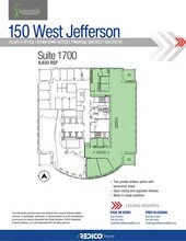 150 W Jefferson Ave, Detroit, MI for lease Site Plan- Image 1 of 11
