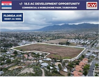 Plus de détails pour 25800 1st st, Hemet, CA - Terrain à vendre