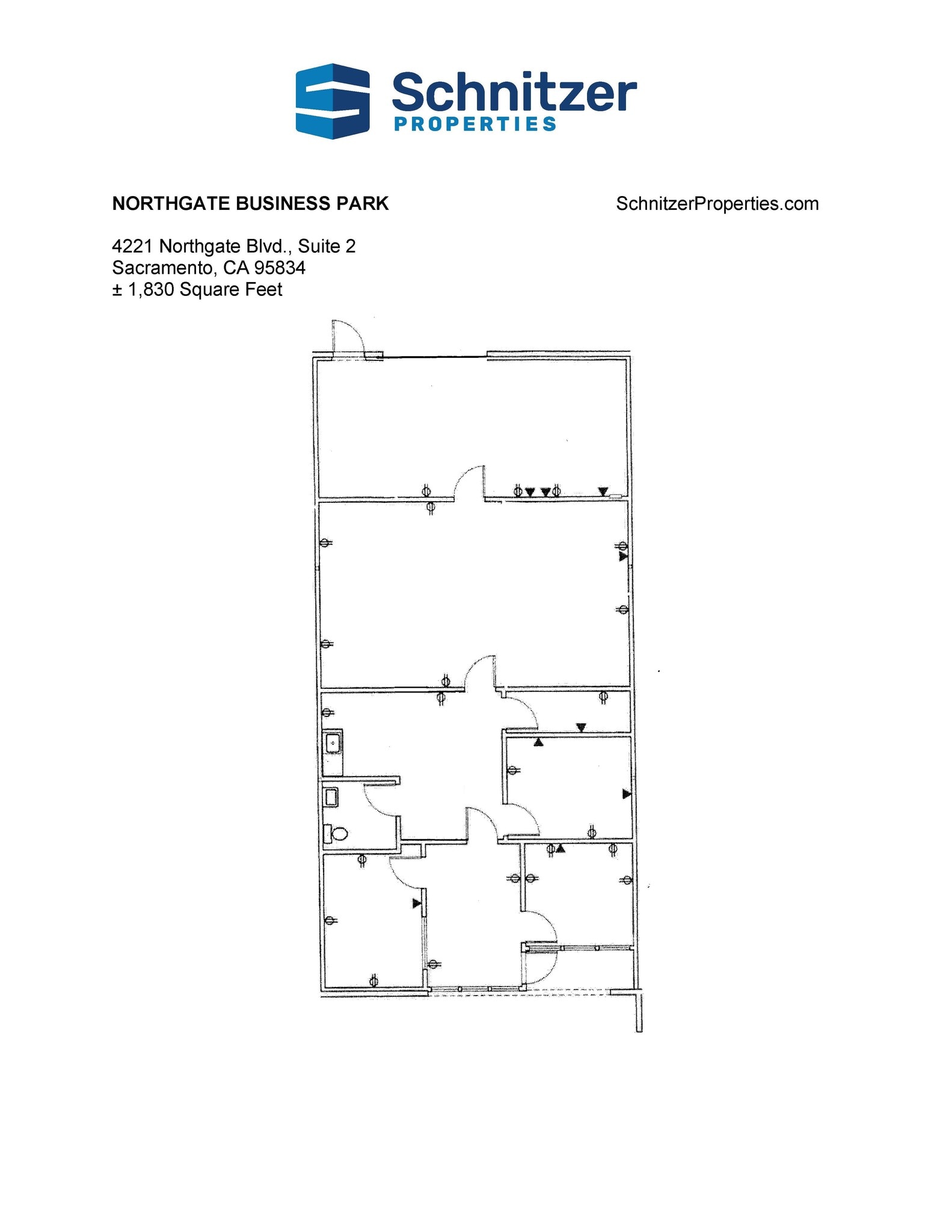 4135 Northgate Blvd, Sacramento, CA for lease Floor Plan- Image 1 of 1