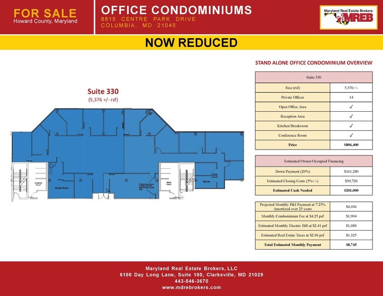 8815 Centre Park Dr, Columbia, MD à vendre - Photo du bâtiment - Image 2 de 14